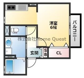 サンフェルティＡ棟の物件間取画像